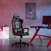41gxKr1JitL._AC_.jpg IntimaTe WM Heart Chaise Gaming Ergonomique, Fauteuil de Bureau Pivotant, Dossier Haut, Assise Rembourrée, avec Appui-tête et Soutien Lombaire Ajustables (Gris)