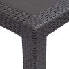 41hPY1Ri7cL._AC_.jpg Tidyard Table de Jardin | Table d'extérieur | Table de Salle à Manger pour Jardin, Terrasse, Camping Marron 220x90x72cm Plastique Aspect de Rotin