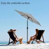 Yiran Toile de rechange pour parasol, toile de rechange pour parasol de jardin, toile de rechange en polyester, toit pour parasol de soleil, garder au frais pour le patio