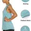 41iN4OlYQL._AC_.jpg icyzone Débardeur de Sport Femme Dos Nageur Yoga Shirt sans Manches Running Fitness Tank Top, Lot de 3