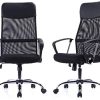 41iETAOe0fL._AC_.jpg Exofcer Haute Dossier incurvé en Maille Home Chaise de Bureau Executive Ordinateur Chaise de Bureau pivotant réglable en Hauteur