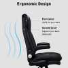 41iPWyUCsL._AC_.jpg Hbada Chaise de Bureau en Similicuir, Fauteuil de Bureau Ergonomique, Siège Exécutif Inclinable, avec Accoudoirs Pliables, Dossier Haut et Appui tête, Noir