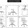 41jXdq9W42L._AC_.jpg Mutiwill Chaise de Bureau Pivotante - Siege de Bureau pour Ordinateur à roulettes - Hauteur Réglable avec Dossier Cuir Synthétique - Rose Rouge