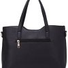 41p0M4yT-oL._AC_.jpg Miss Lulu Sac à main femme 2 avec pochette Sac à bandoulière Chic Bag (Noir)