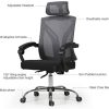 41pnioKtX-L._AC_.jpg Hbada Chaise de Bureau en Maille Respirante, Fauteuil d'Ordinateur Ergonomique, Siège Pivotant avec Dossier Inclinable à 155°, Rotation à 360°, Noir (sans Repose-Pied)