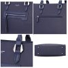 41pqp3aOopL._AC_.jpg David Jones - Grand Sac à Main Femme - Cabas Fourre-Tout Cuir PU Rigide - Sac Elégant Ville Travail Poches Multiples - Shopper Porté Epaule Bandoulière Grande Capacité A4 - Mode Chic - Bleu Marine