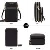 41q4WzIKn1L._AC_.jpg Brinny Sacs à Main Femme Sacs à bandoulière en Similicuir Étuis pour téléphone Portable 3 Pochettes à Fermeture à glissière Cartes Poche Porte Monnaie pour iPhone 5/6/7/8 / X Plus Samsung à 6.5"
