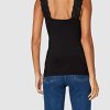 41t3018egEL._AC_.jpg Pieces Pcbarbera Lace Top Noos Débardeur Femme