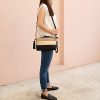 41wTD4B5FaL._AC_.jpg CRAZYCHIC - Sac Bandoulière Paillette Cuir Multicolore Femme - Pochette Soirée Plate Bandes Strass Brillant Souple - Fourre-Tout Besace Sacoche Sac à Main Porté Epaule - Mode Chic Tendance - Noir