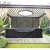 51BWaIB5yPL._AC_.jpg SIRUITON Housse de Meuble Housse Salon de Jardin Housse de Protection pour Meubles de Jardin Imperméable 420D Tissu Oxford Noir (242x162x100cm)