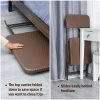Femor Salon de Jardin Exterieur 2 Personnes, 2 Chaises & 1 Table Basse Pliante, Set de Balcon, Ensemble de Meuble de Jardin Pliable, HDPE, pour Jardin, Balcon, Terrasse, Cour (Aspect Rotin Marron)