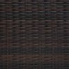 TecTake Salon de Jardin Table de Jardin en resine tressee chaises Salon d'exterieur Poly rotin - diverses Couleurs au Choix - (Noir-Marron)