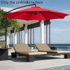 Yiran Toile de rechange pour parasol, toile de rechange pour parasol de jardin, toile de rechange en polyester, toit pour parasol de soleil, garder au frais pour le patio