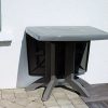 GROSFILLEX Vega Table, Taupe, 118 x 77 x 72 cm