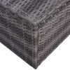 vidaXL Meuble de Jardin 5 pcs et Coussins et Oreillers Résine Tressée Salon de Jardin Mobilier de Balcon Terrasse Patio Ensemble de Canapé