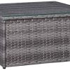 vidaXL Meuble de Jardin 5 pcs et Coussins et Oreillers Résine Tressée Salon de Jardin Mobilier de Balcon Terrasse Patio Ensemble de Canapé