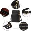 51iVBNSATgL._AC_.jpg Brinny Sacs à Main Femme Sacs à bandoulière en Similicuir Étuis pour téléphone Portable 3 Pochettes à Fermeture à glissière Cartes Poche Porte Monnaie pour iPhone 5/6/7/8 / X Plus Samsung à 6.5"