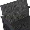 51lPQBUUNnL._AC_.jpg IDMarket - Salon de Jardin Bas Porto en résine tressée 4 Places Gris