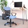 51lafzDdEcL._AC_.jpg Exofcer Chaise de Bureau Chaise de Bureau Chaise d'ordinateur Chaise pivotante avec Dossier en Maille Chaise pivotante pour Enfants et Jeunes (Bleu)