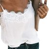 ITISME Débardeur Femmes Sexy, T-Shirt sans Manches Hauts Femmes Sexy Bouton Col en V Gilet Camisole Top Crop Blouse Hauts Femme Mode,2020 Nouveau été
