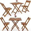 51rwvzkXQaL._AC_.jpg Deuba - Ensemble de Jardin en Bois d'acacia • 1 Table et 2 chaises Pliables - Salon de Jardin, Balcon, terrasse, Ensemble Table et chaises