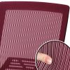 61-fSzonnBL._AC_.jpg Yaheetech Chaise de Bureau Ergonomique Maille Fauteuil Ordinateur Inclinable à roulettes Pivotante avec Accoudoir Dossier 125kg Vin Rouge