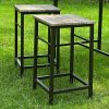619URPZ5ZL._AC_.jpg SoBuy OGT11-N Set de 1 Table + 4 Tabourets Ensemble Table de Bar Bistrot + 4 Tabourets avec Repose-pieds Table Haute Cuisine