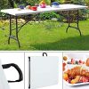 61KL9QFA92L._AC_.jpg MaxxGarden Table Pliante - Table de Jardin - Table Exterieur - Table Pliable (180 x 74 cm) - Couleur Blanche
