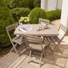 GROSFILLEX Vega Table, Taupe, 118 x 77 x 72 cm