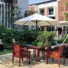 Yiran Toile de rechange pour parasol, toile de rechange pour parasol de jardin, toile de rechange en polyester, toit pour parasol de soleil, garder au frais pour le patio