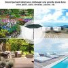Outsunny Parasol inclinable de Jardin Balcon terrasse manivelle Toile Polyester imperméabilisée Haute densité 180 g/m² Ø2,7 x 2,35H m alu Vert