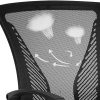 61yb-28xqYL._AC_.jpg Yaheetech Chaise de Bureau à Roulettes Pivotante Fauteuil pour Ordinateur en Maille Mesh Hauteur Réglable Inclinable Ergonomique Noir