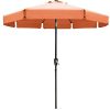 ABCCANOPY Parapluie de terrasse à volants 7,5 m 7.5FT Orange ABCCANOPY Parapluie de terrasse à volants 7,5 m 7.5FT Orange