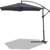 BMOT Parasol de Jardin en Aluminium 300 cm avec Protection UV 40, terrasse