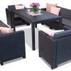 Bica Colorado Apetito 8 Set Anthracite | Ensemble de Meubles Bica Colorado Apetito 8 Set Anthracite | Ensemble de Meubles élégants pour n'importe Quel Jardin