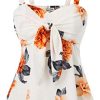 GRACE KARIN Débardeur Femme Haut Sexy Floral Imprimé Chic Blouse Chemisier sans Manches Tee-Shirt Bretelles Top Casual