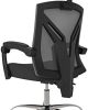 Hbada Chaise de Bureau en Maille Respirante, Fauteuil d'Ordinateur Ergonomique, Hbada Chaise de Bureau en Maille Respirante, Fauteuil d'Ordinateur Ergonomique, Siège Pivotant avec Dossier Inclinable à 155°, Rotation à 360°, Noir (sans Repose-Pied)