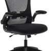 IntimaTe WM Heart Chaise De Bureau en Maille avec Accoudoirs Ajustables, Fauteuil de Bureau Respirant, Siège Ergonomique Pivotant, Hauteur Réglable, Assise Rembourrée (Noir)