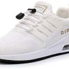 Monrinda Baskets Homme Femme Chaussures de Course Coussin d'air Unisexe Mode Loisirs LéGer Respirant Amorti Formateurs de Plein Air