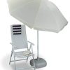 Relaxdays Parasol 180 cm envergure en Polyester inclinable Jardin Balcon terrasse 8 Nervures