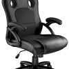 TecTake Chaise Fauteuil siège de Bureau Hauteur réglable Sportive (Noir-Noir TecTake Chaise Fauteuil siège de Bureau Hauteur réglable Sportive (Noir-Noir | No. 403470)