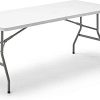 Tenco TG180 - Table Pliante Transportable, Table en Plastique Robuste, Tenco TG180 - Table Pliante Transportable, Table en Plastique Robuste, 180 cm, blanc