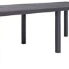 Tidyard Table de Jardin | Table d'extérieur | Table de Tidyard Table de Jardin | Table d'extérieur | Table de Salle à Manger pour Jardin, Terrasse, Camping Marron 220x90x72cm Plastique Aspect de Rotin