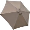 Yiran Toile de rechange pour parasol, toile de rechange pour parasol de jardin, toile de rechange en polyester, toit pour parasol de soleil, garder au frais pour le patio