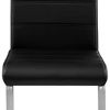 TecTake Lot de 4 Chaise de Salle à Manger Chaise Cantilever | diverses Couleurs et modèles au Choix - (4X Noir | No. 402553)
