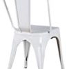 216AscJWEWL._AC_.jpg MUEBLES HOME Lot de 4 chaises de salle à manger en métal empilables de style industriel vintage avec dossier haut pour une utilisation extérieure et intérieure