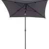 310Z5gbjKEL._AC_.jpg SORARA Balcon | Parasol de Jardin | Gris Clair | 160 x 200 cm | Mécanisme de soulèvement et d'inclinaison | sans Base