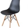 319kSWodpcL._AC_.jpg Lot de 4/6 chaises Blanc/Noir Design Bois Chaise de Salle à Manger (noir01-4)