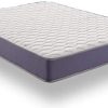 NATURALEX | Matelas Geltec 140x190 Cm | Multicouches Blue Latex Mousse A Mémoire Memo Fresh A Microcapsules De Refroidissement | Sommeil Sain | Athermique | Adaptabilité Supérieure