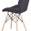 31LMkxpiHpL._AC_.jpg Muebles Home Lot de 4 chaises de salle à manger de style moderne avec coussin et dossier en lin pour salle à manger, salon, chambre à coucher